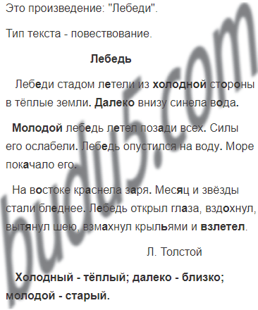 лебеди стадом летели из холодной стороны в тёплые земли Uprazhnenie 207 Gdz Russkij Yazyk 3 Klass Kanakina Goreckij Uchebnik Chast 1