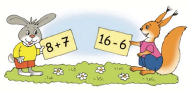 Зайчик решает. Заяц составил 7 примеров на вычитание. Заяц математика. Заяц составил 7 примеров на сложение. Задание зайцы по математике.