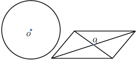 Как начертить четырехугольник симметрично заданной оси