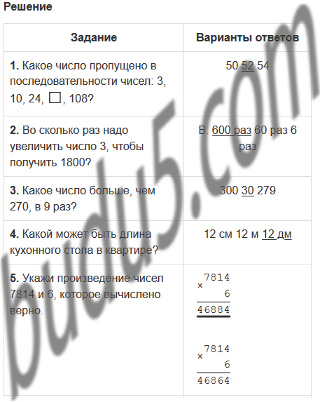 Страница 97 - ГДЗ Математика 4 класс. Моро, Бантова. Учебник часть 1